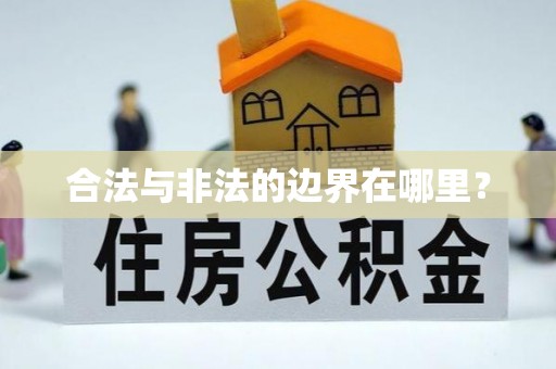 金山屯合法与非法的边界在哪里？