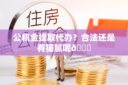 金山屯公积金提取代办？合法还是有猫腻呢😏
