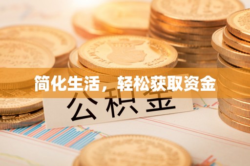 金山屯简化生活，轻松获取资金