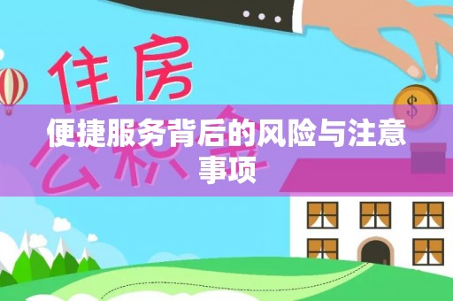 金山屯便捷服务背后的风险与注意事项